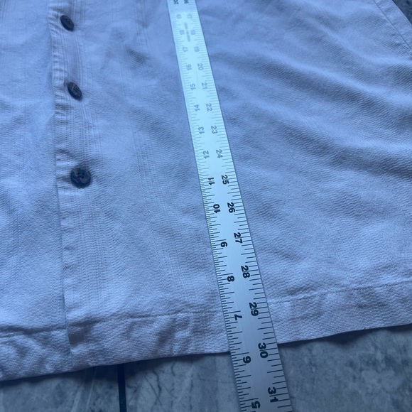 Tommy Bahama Men's Ivory 100%Silk Short Sleeve Button Up Texture Shirt Sz XL - Picture 6 of 7